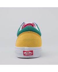Vans Canvas Yacht Club Old Skool In Blue/green/yellow for Men - Lyst