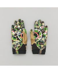 bape x adidas adizero 8. gloves green