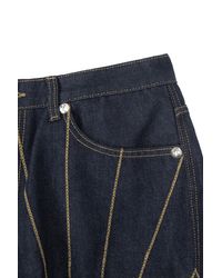 THUG CLUB Tc Rise Denim Emb Pant in Blue for Men | Lyst