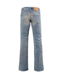 Martine Rose Side Zip Jean in Blue for Men | Lyst