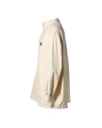 Needles S.c. Army Shirt - Back Sateen in Natural | Lyst