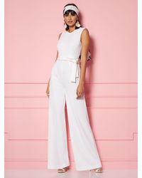 New York & Company Pink Alexia Jumpsuit - Eva Mendes Party Collection