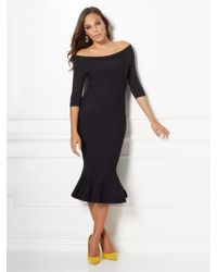 New York & Company Black Melinda Sweater Dress - Eva Mendes Collection