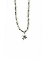 Ever Alice Pave - Metallic Diamond Sunburst Choker - Lyst
