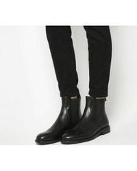 lava skrige Rodeo Vagabond Leather Shoemakers Amina Chelsea Boot in Black - Lyst