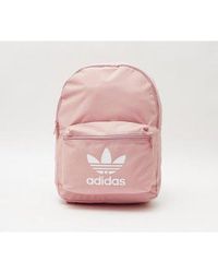 light pink adidas backpack