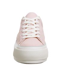 converse one star platform rosa