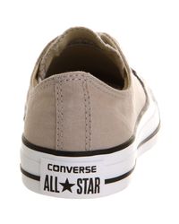 Converse All Star Low in Grey (Gray) for Men - Lyst