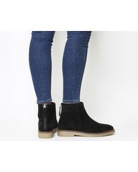 Vagabond Suede Christy Low Boots in Black - Lyst