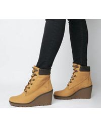 Timberland Wedge boots for Women - Lyst.com
