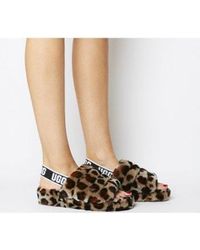 ugg fluff yeah leopard