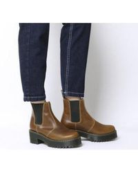brown rometty dr martens