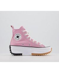 Converse Canvas Run Star Hike in Pink | Lyst