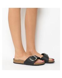 madrid big buckle birkenstock black