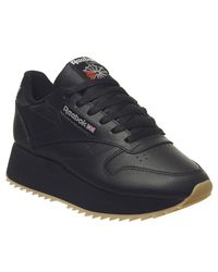 reebok double trainers