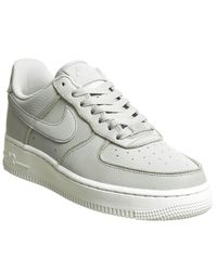 nike light grey air force 1 07 trainers