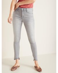 old navy step hem jeans