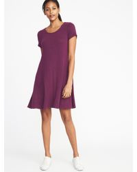 old navy plush knit swing dress