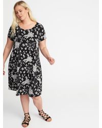 old navy plus size swing dress