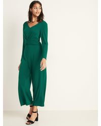 navy green jumpsuit