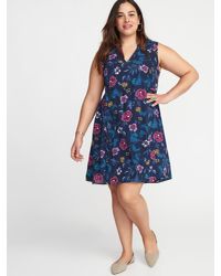 old navy georgette swing dress