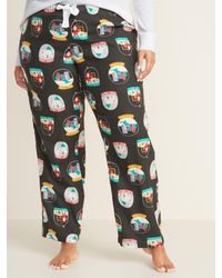 old navy plus size pajama pants