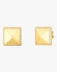 Roberto Coin Metallic Obelisco Gold Earrings