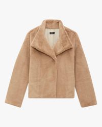 theory teddy coat