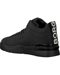 Björn Borg Zwarte Hoge Sneaker L250 Mid in het Zwart voor heren - Lyst