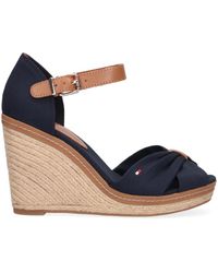 Blauw Sandalen met sleehak voor dames - Tot 75% korting op Lyst.com.nl