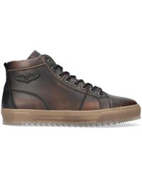 PME Legend PME Heren Hoge sneakers Titon Grijs - Schoenen.nl