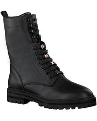 Mexx Zwarte Veterboots Flux in het Zwart - Lyst