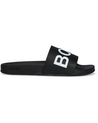BOSS by HUGO BOSS Leren sandalen voor heren - Tot 40% korting op Lyst.com.nl