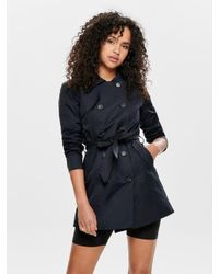 ONLY Tussen Trenchcoat Dames Blauw in het Blue