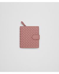 Bottega Veneta Pink Mini Wallet