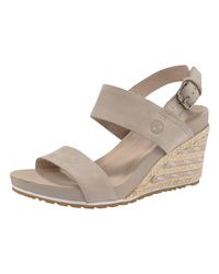 Timberland Sandalen met sleehak voor dames - Tot 49% korting op Lyst.com.nl