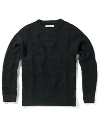 Outerknown Black Jetlag Crew - Final Sale for men