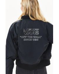 vans boom boom reversible bomber jacket