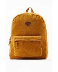 billabong yellow backpack