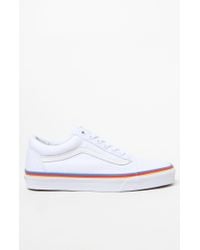 vans women's rainbow foxing old skool sneakers