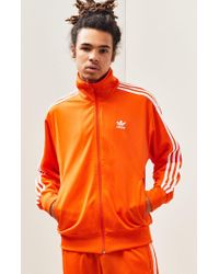 adidas Orange Firebird Track Jacket for Men - Lyst