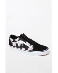 vans romantic floral old skool shoes