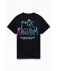 PacSun F*ck Racism T-shirt in Black for Men - Lyst