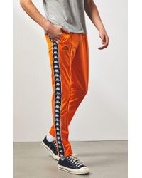 ingen forbindelse rulletrappe Vellykket Kappa Synthetic Banda Astoria Slim Track Pant in Orange Orange (Orange) for  Men - Lyst