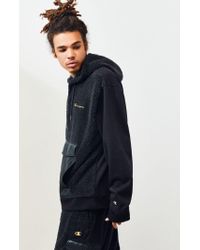 champion sherpa panel hoodie
