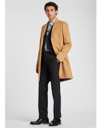 paul smith camel coat