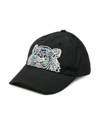 KENZO Tiger Head Cap in Black for Men 