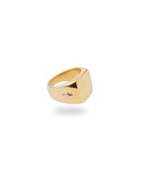 Phira London Metallic 9k Gold Belmont Ring