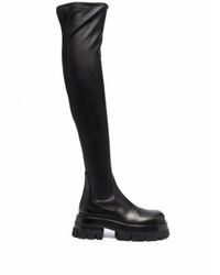 versace black boots