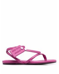 Off-White c/o Virgil Abloh Flat sandals for Women - Up to 45% off at  Lyst.com
